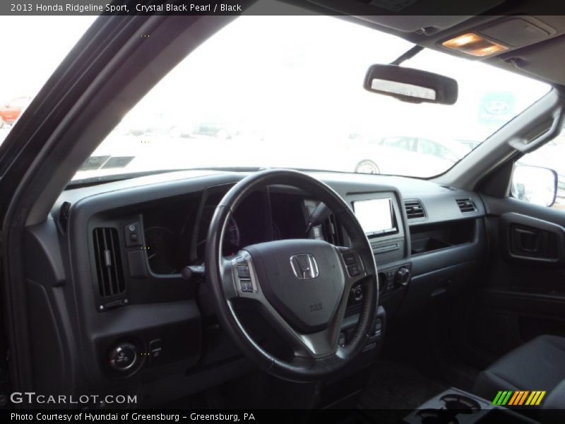 Crystal Black Pearl / Black 2013 Honda Ridgeline Sport
