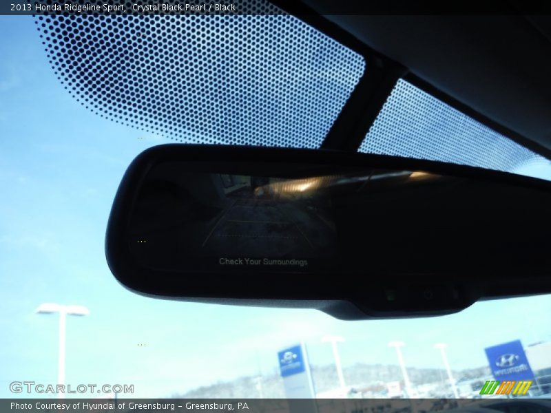 Crystal Black Pearl / Black 2013 Honda Ridgeline Sport