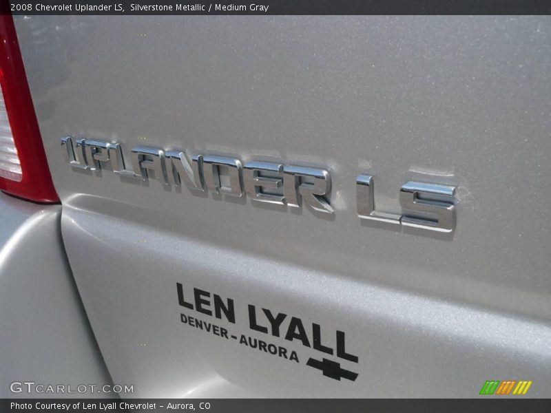 Silverstone Metallic / Medium Gray 2008 Chevrolet Uplander LS