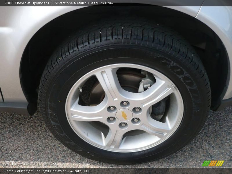 Silverstone Metallic / Medium Gray 2008 Chevrolet Uplander LS