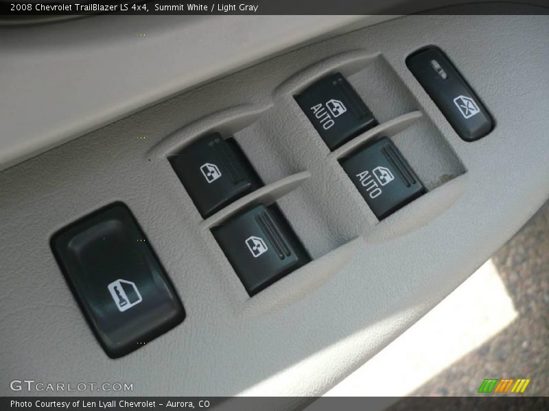Summit White / Light Gray 2008 Chevrolet TrailBlazer LS 4x4