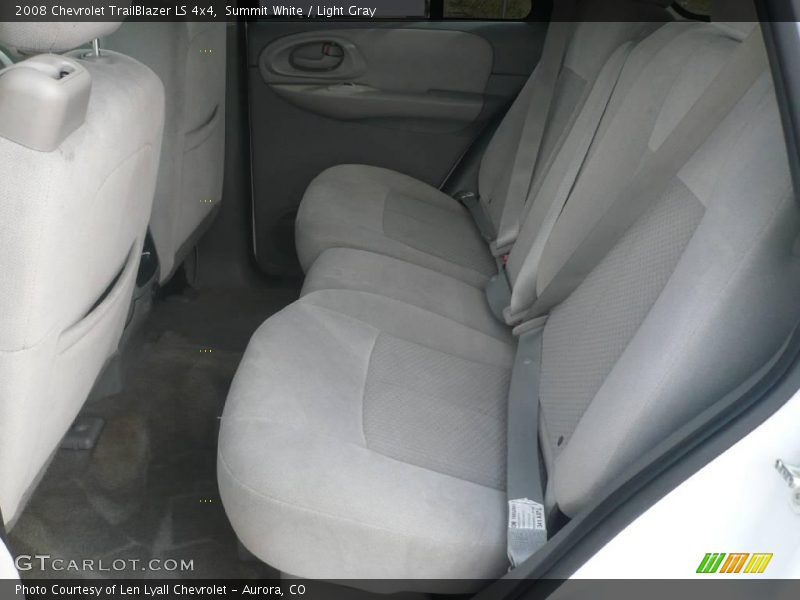 Summit White / Light Gray 2008 Chevrolet TrailBlazer LS 4x4