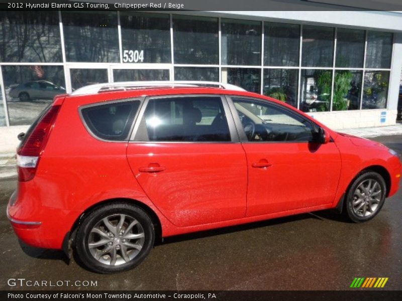 Chilipepper Red / Beige 2012 Hyundai Elantra GLS Touring