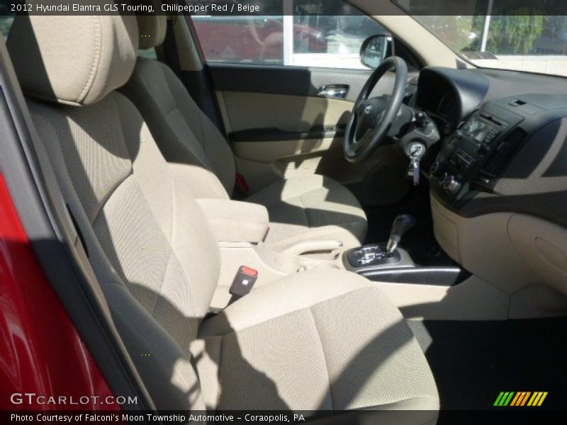 Chilipepper Red / Beige 2012 Hyundai Elantra GLS Touring