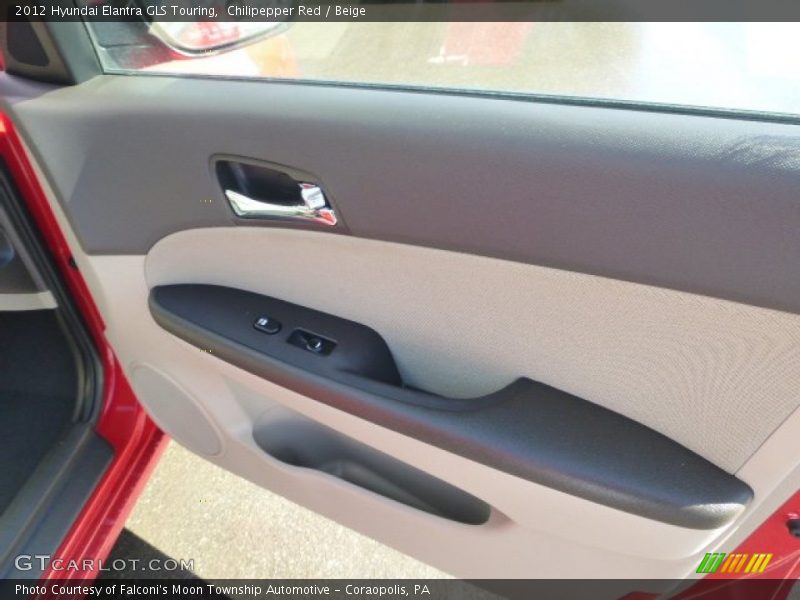 Chilipepper Red / Beige 2012 Hyundai Elantra GLS Touring