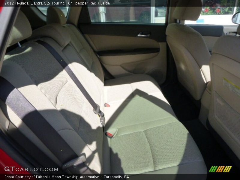 Chilipepper Red / Beige 2012 Hyundai Elantra GLS Touring