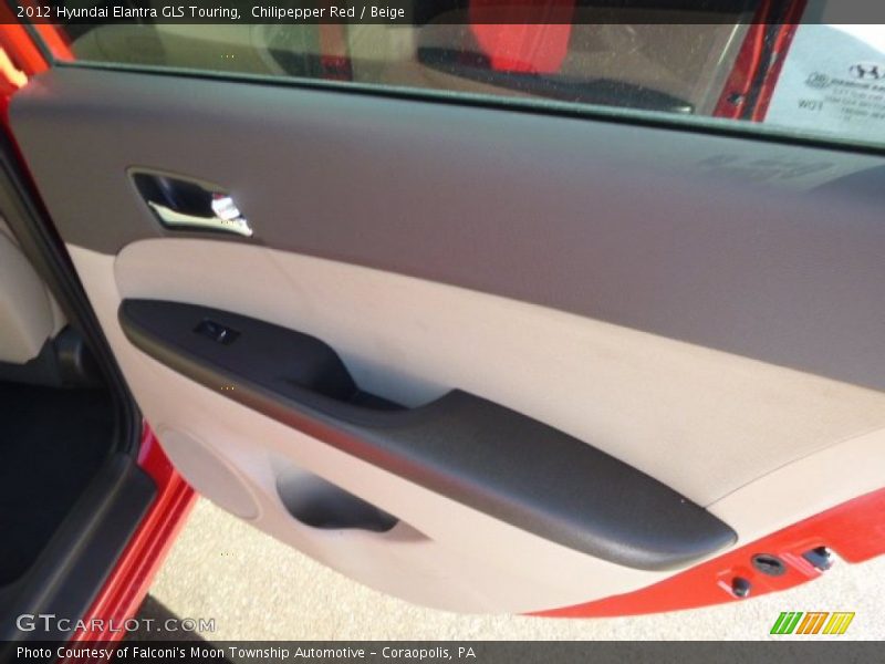 Chilipepper Red / Beige 2012 Hyundai Elantra GLS Touring