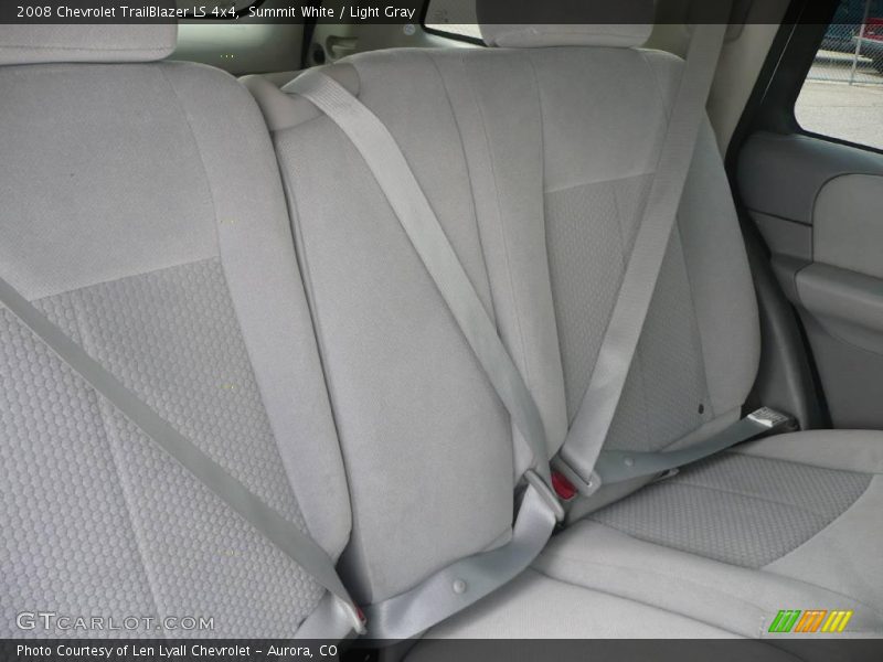 Summit White / Light Gray 2008 Chevrolet TrailBlazer LS 4x4