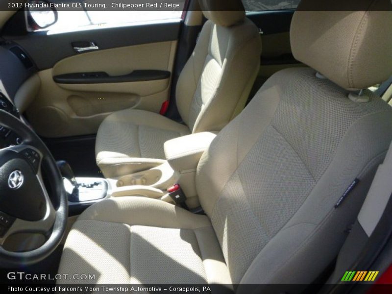 Chilipepper Red / Beige 2012 Hyundai Elantra GLS Touring