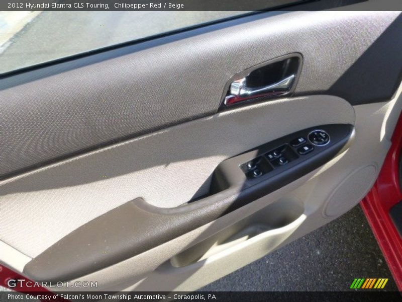 Chilipepper Red / Beige 2012 Hyundai Elantra GLS Touring
