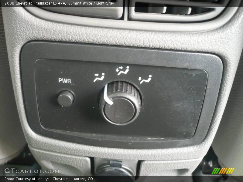 Summit White / Light Gray 2008 Chevrolet TrailBlazer LS 4x4