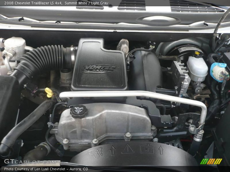 Summit White / Light Gray 2008 Chevrolet TrailBlazer LS 4x4