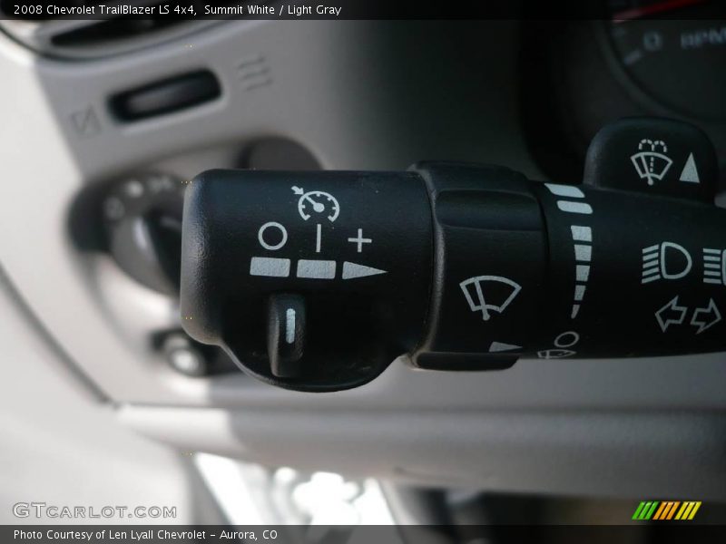 Summit White / Light Gray 2008 Chevrolet TrailBlazer LS 4x4