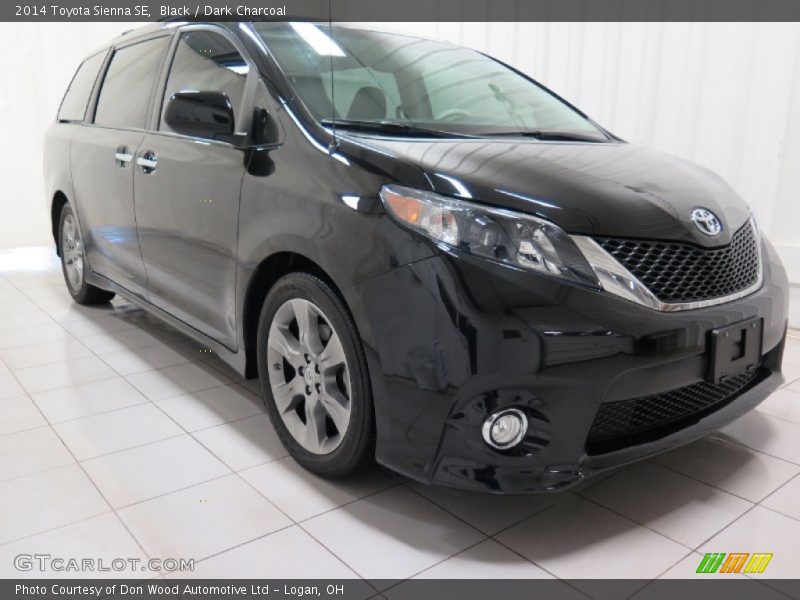 Black / Dark Charcoal 2014 Toyota Sienna SE