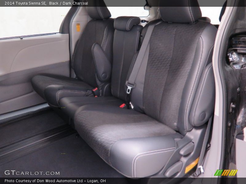 Rear Seat of 2014 Sienna SE