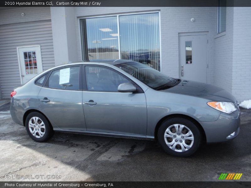 Carbon Gray Mist / Gray 2010 Hyundai Elantra GLS