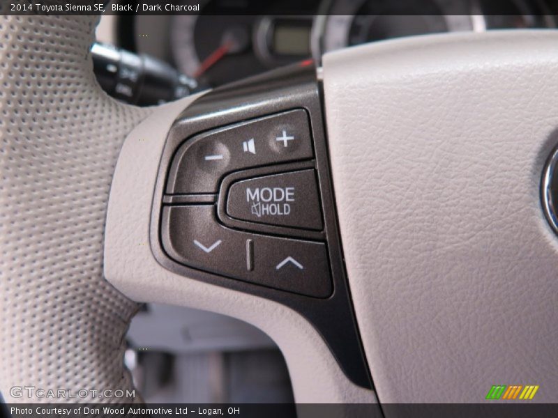 Black / Dark Charcoal 2014 Toyota Sienna SE