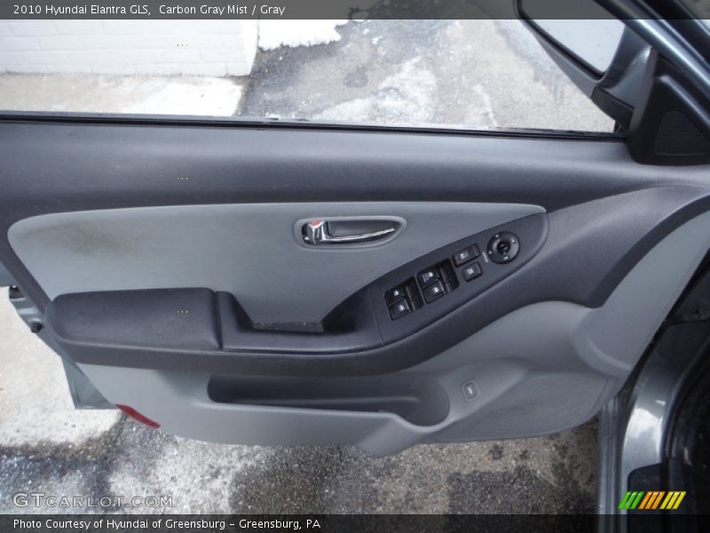Carbon Gray Mist / Gray 2010 Hyundai Elantra GLS