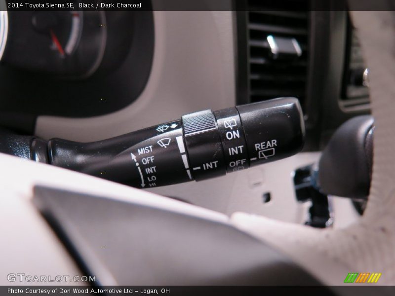 Black / Dark Charcoal 2014 Toyota Sienna SE