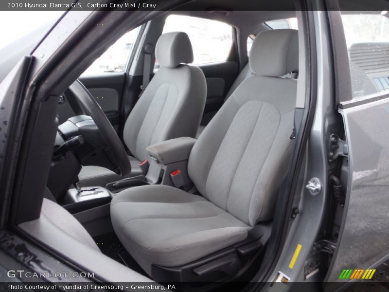 Carbon Gray Mist / Gray 2010 Hyundai Elantra GLS