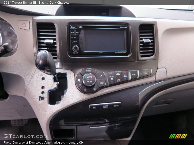 Controls of 2014 Sienna SE