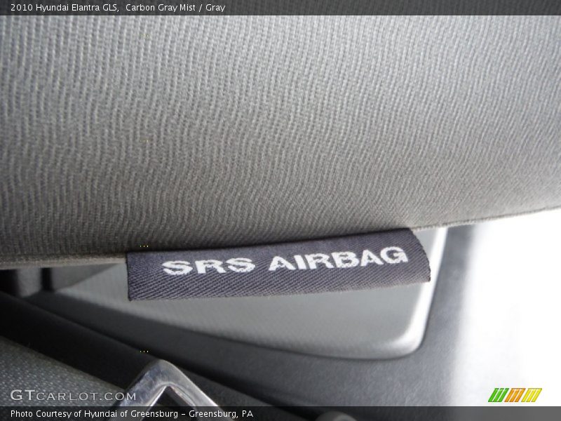 Carbon Gray Mist / Gray 2010 Hyundai Elantra GLS