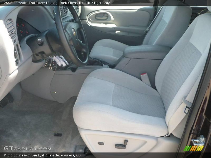 Dark Cherry Metallic / Light Gray 2008 Chevrolet TrailBlazer LS 4x4