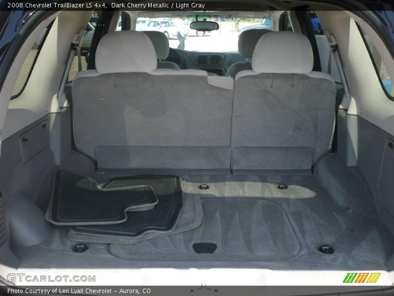 Dark Cherry Metallic / Light Gray 2008 Chevrolet TrailBlazer LS 4x4