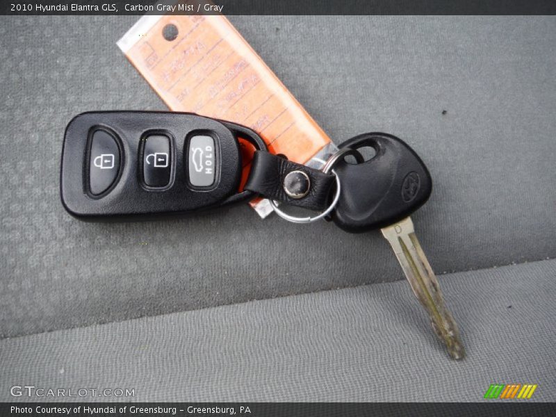 Carbon Gray Mist / Gray 2010 Hyundai Elantra GLS