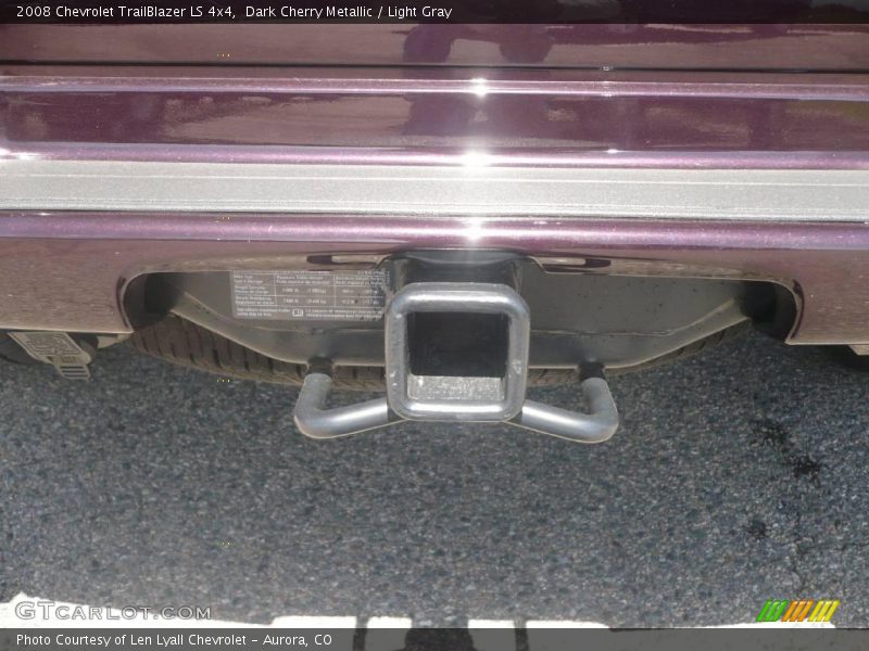 Dark Cherry Metallic / Light Gray 2008 Chevrolet TrailBlazer LS 4x4