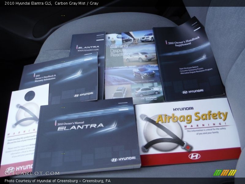 Carbon Gray Mist / Gray 2010 Hyundai Elantra GLS