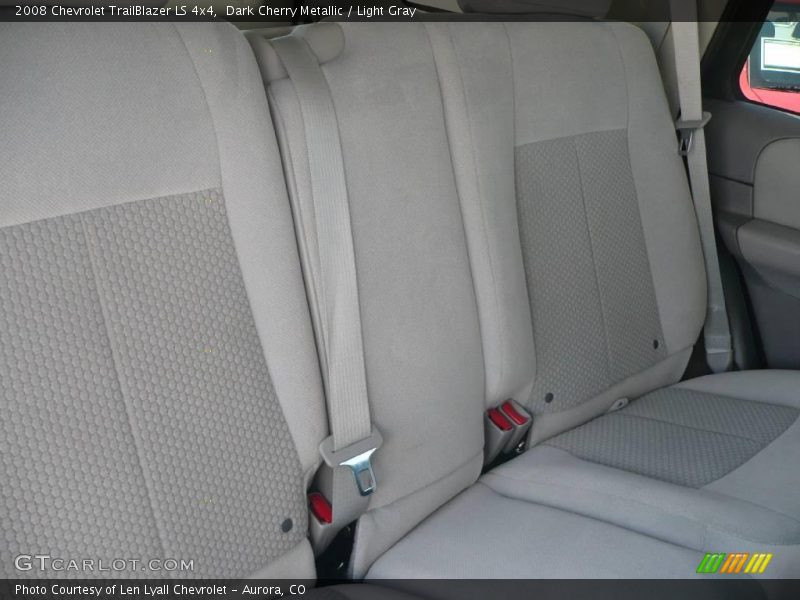 Dark Cherry Metallic / Light Gray 2008 Chevrolet TrailBlazer LS 4x4