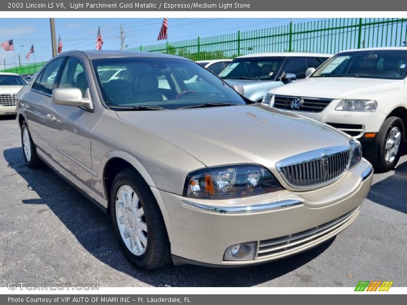 Light Parchment Gold Metallic / Espresso/Medium Light Stone 2003 Lincoln LS V6