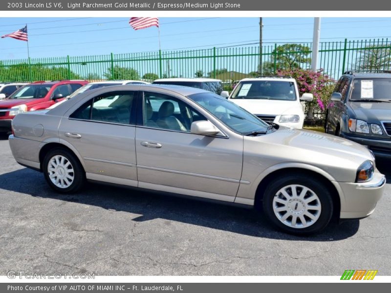 Light Parchment Gold Metallic / Espresso/Medium Light Stone 2003 Lincoln LS V6