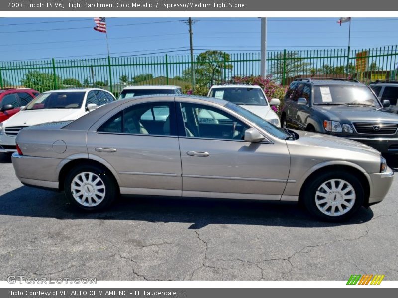 Light Parchment Gold Metallic / Espresso/Medium Light Stone 2003 Lincoln LS V6