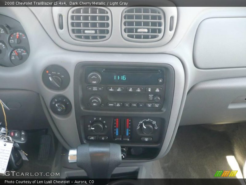 Dark Cherry Metallic / Light Gray 2008 Chevrolet TrailBlazer LS 4x4