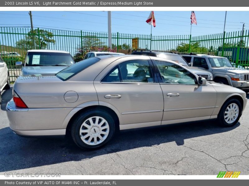 Light Parchment Gold Metallic / Espresso/Medium Light Stone 2003 Lincoln LS V6