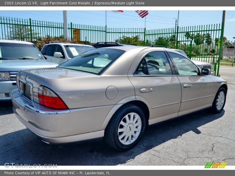 Light Parchment Gold Metallic / Espresso/Medium Light Stone 2003 Lincoln LS V6