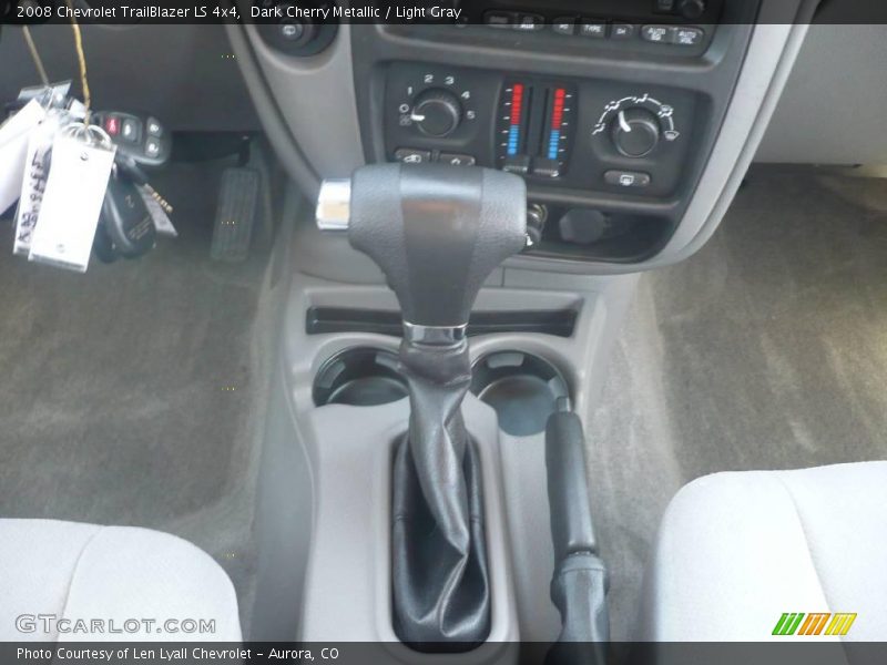 Dark Cherry Metallic / Light Gray 2008 Chevrolet TrailBlazer LS 4x4