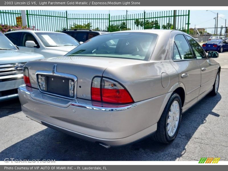 Light Parchment Gold Metallic / Espresso/Medium Light Stone 2003 Lincoln LS V6