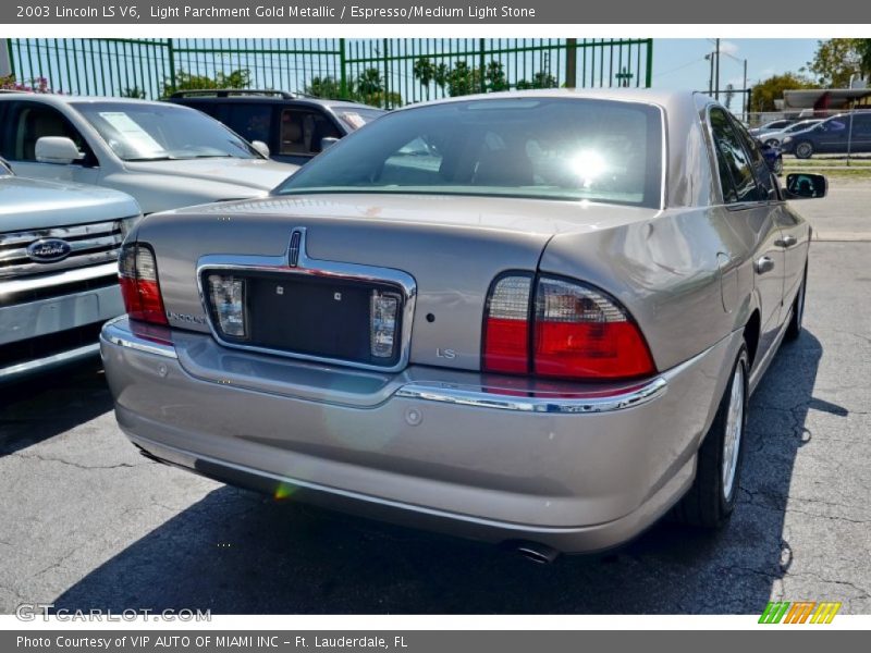 Light Parchment Gold Metallic / Espresso/Medium Light Stone 2003 Lincoln LS V6