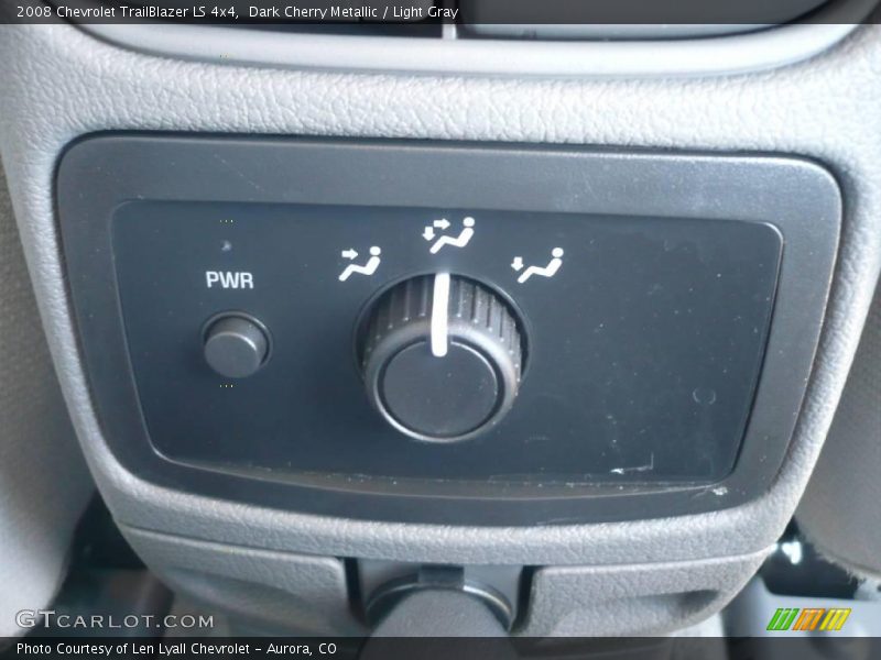 Dark Cherry Metallic / Light Gray 2008 Chevrolet TrailBlazer LS 4x4