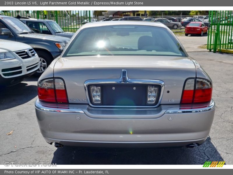 Light Parchment Gold Metallic / Espresso/Medium Light Stone 2003 Lincoln LS V6