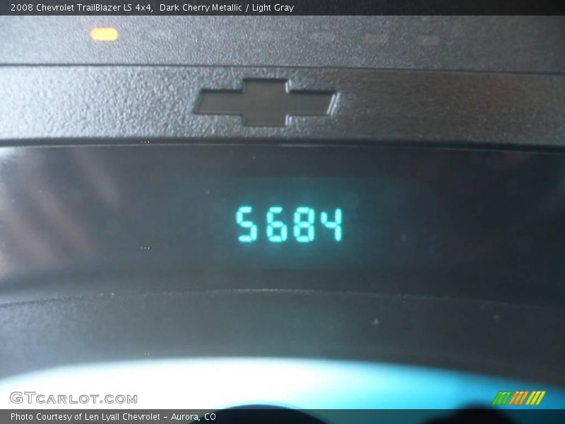 Dark Cherry Metallic / Light Gray 2008 Chevrolet TrailBlazer LS 4x4