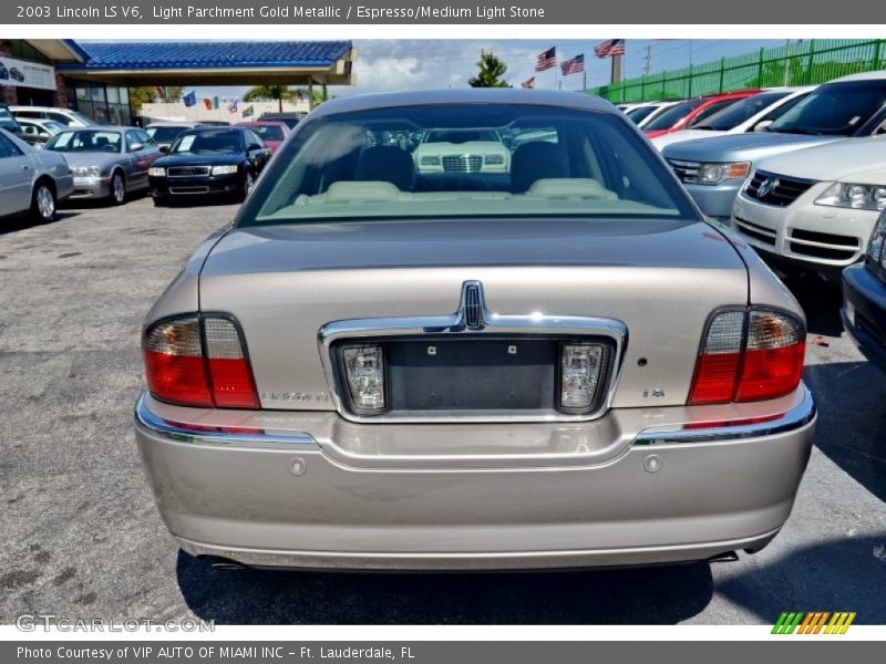 Light Parchment Gold Metallic / Espresso/Medium Light Stone 2003 Lincoln LS V6