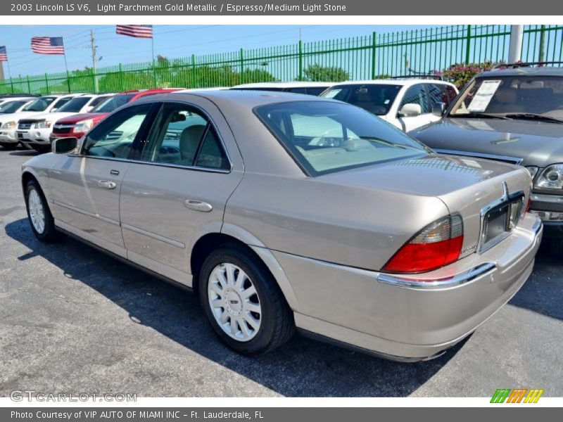 Light Parchment Gold Metallic / Espresso/Medium Light Stone 2003 Lincoln LS V6