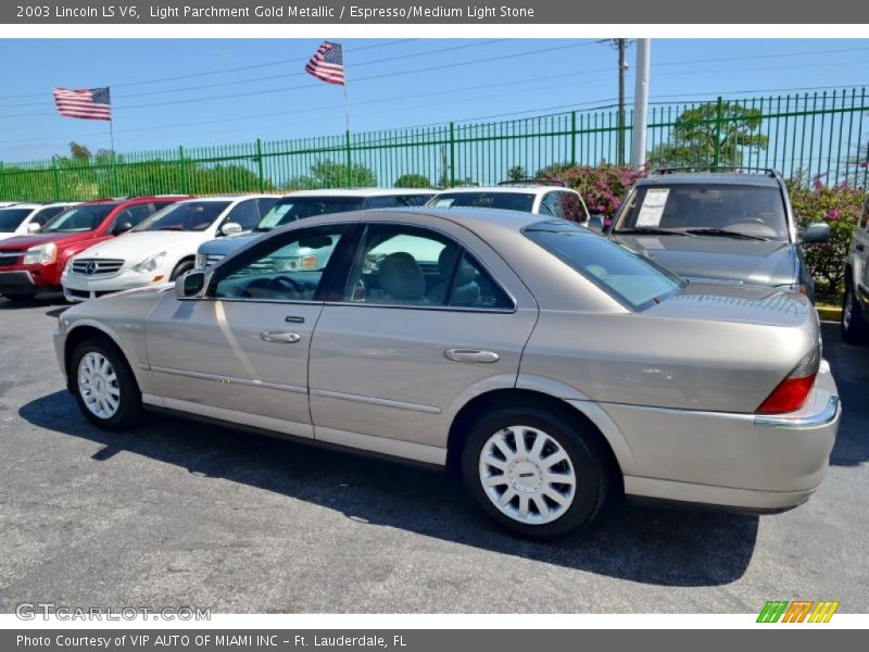 Light Parchment Gold Metallic / Espresso/Medium Light Stone 2003 Lincoln LS V6