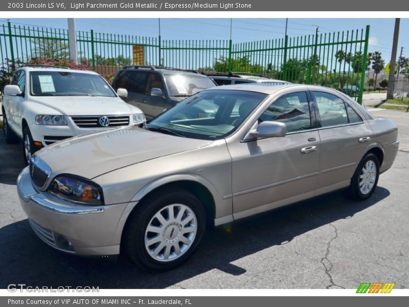 Light Parchment Gold Metallic / Espresso/Medium Light Stone 2003 Lincoln LS V6