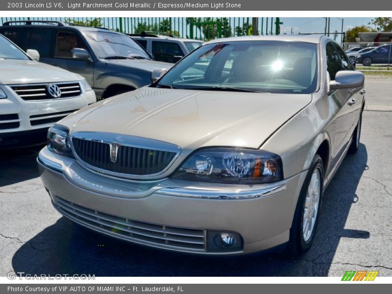 Light Parchment Gold Metallic / Espresso/Medium Light Stone 2003 Lincoln LS V6