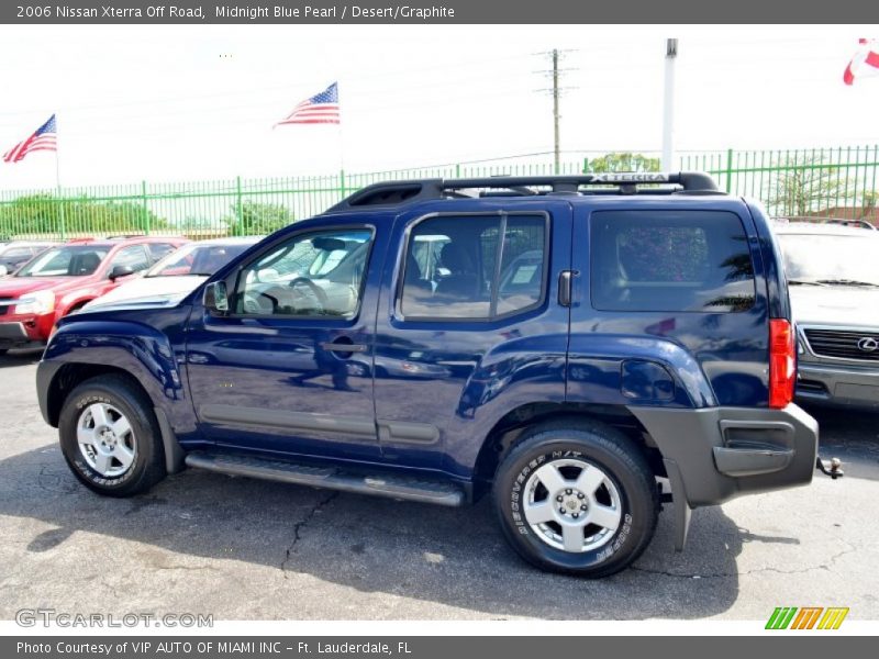 Midnight Blue Pearl / Desert/Graphite 2006 Nissan Xterra Off Road